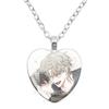 Low Tide In Twilight Anime Necklace Taeju YEO Euihyun KIM Glass Cabochon Heart Shaped Pendant Necklace Charm Jewelry Gift