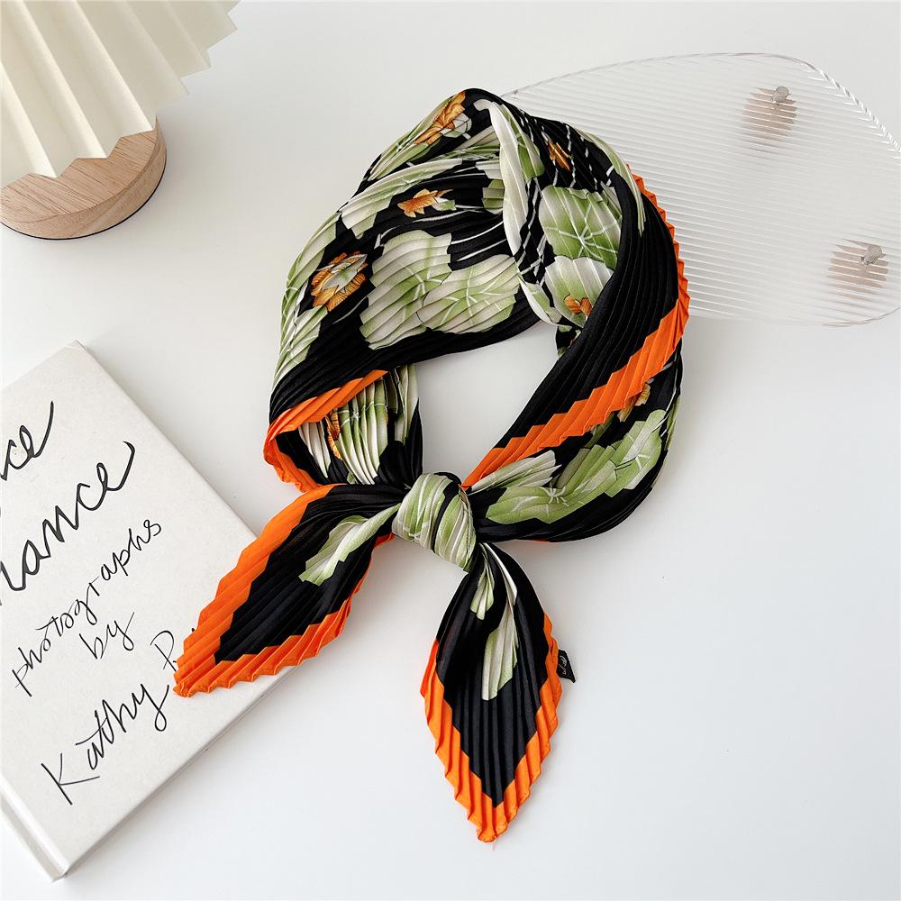 70cm Fold Square Scarf Women Spring Summer Fashion Bandanas Bag Hat Head Hair Shawl Wraps