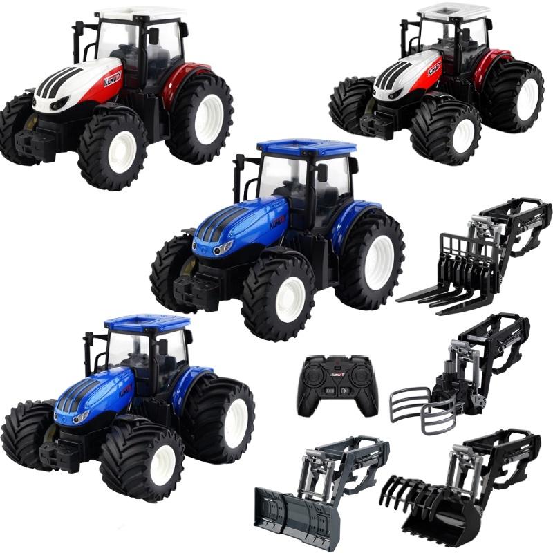 Remote Control Alloy Tractor Sliding Toy For 4-6 Years Old Boys