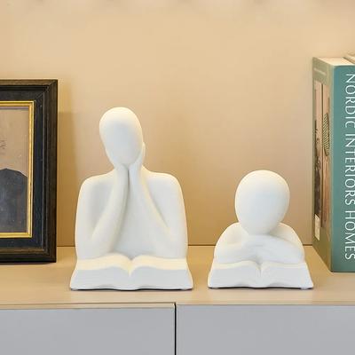 Figuras artísticas para el hogar, estatuas de interior, decoración navideña, figuras familiares, accesorios de escritorio para oficina, adorno interior.