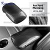 Carbon Fiber Armrest Cover for Ford Mustang 2015-2027 Center Console Interior Trim