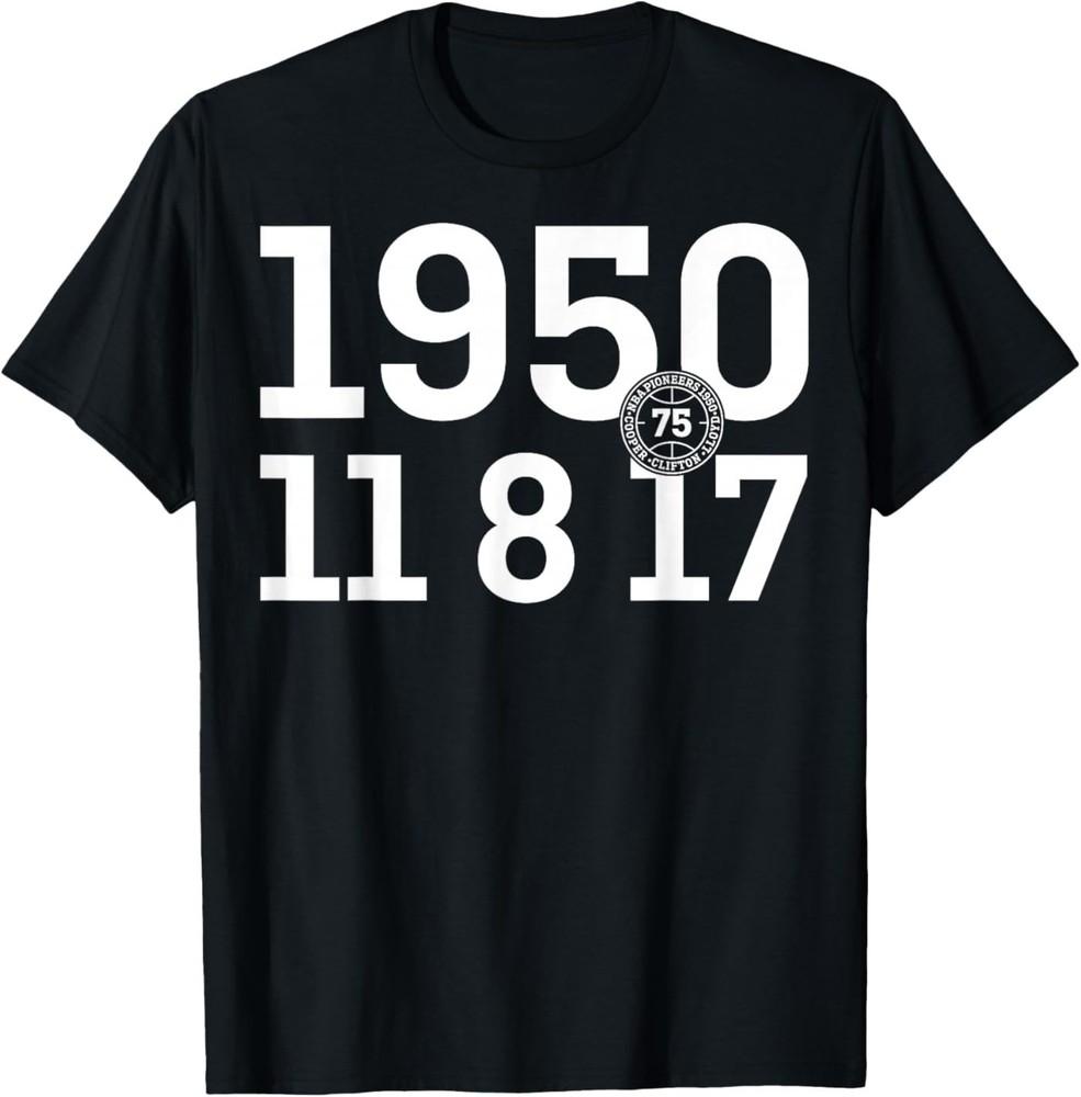 (Front & Back) 75th Anniversary 1950 11 8 17 Unisex T-Shirt