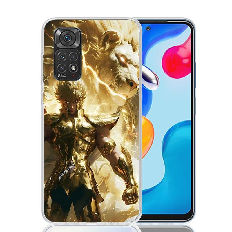 Saint Seiya Cool Phone Case For Xiaomi Redmi Note 15 14 13 12S 12 Pro Plus 11S 11E 11 11T 10S 10 Art Soft Pattern Cover Redmi No