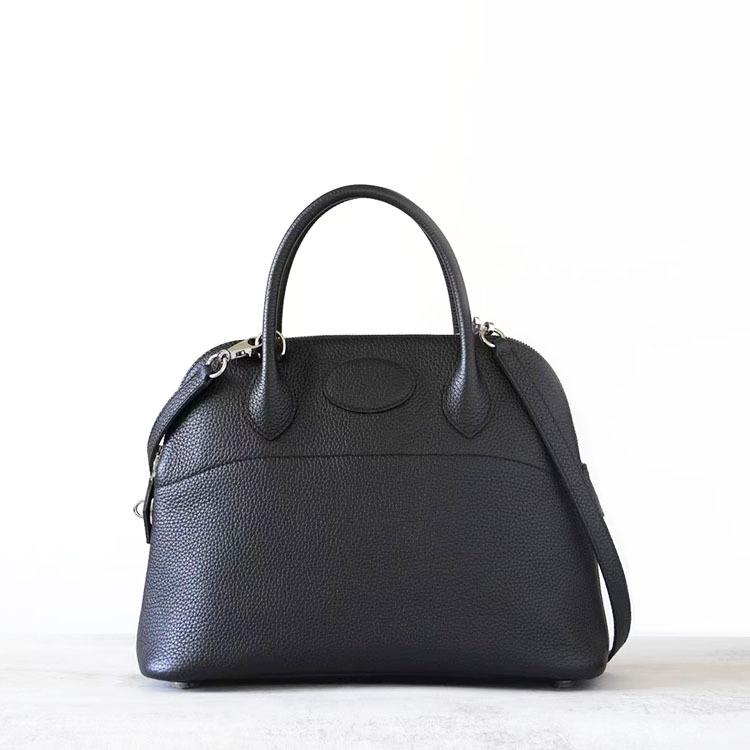 

Сумка для боулинга из коровьей кожи с высококачественной стальной фурнитурой и полуручной работой, 31 см, премиум-класса, сумка-расписка через плечо 31x14x23cm чёрный