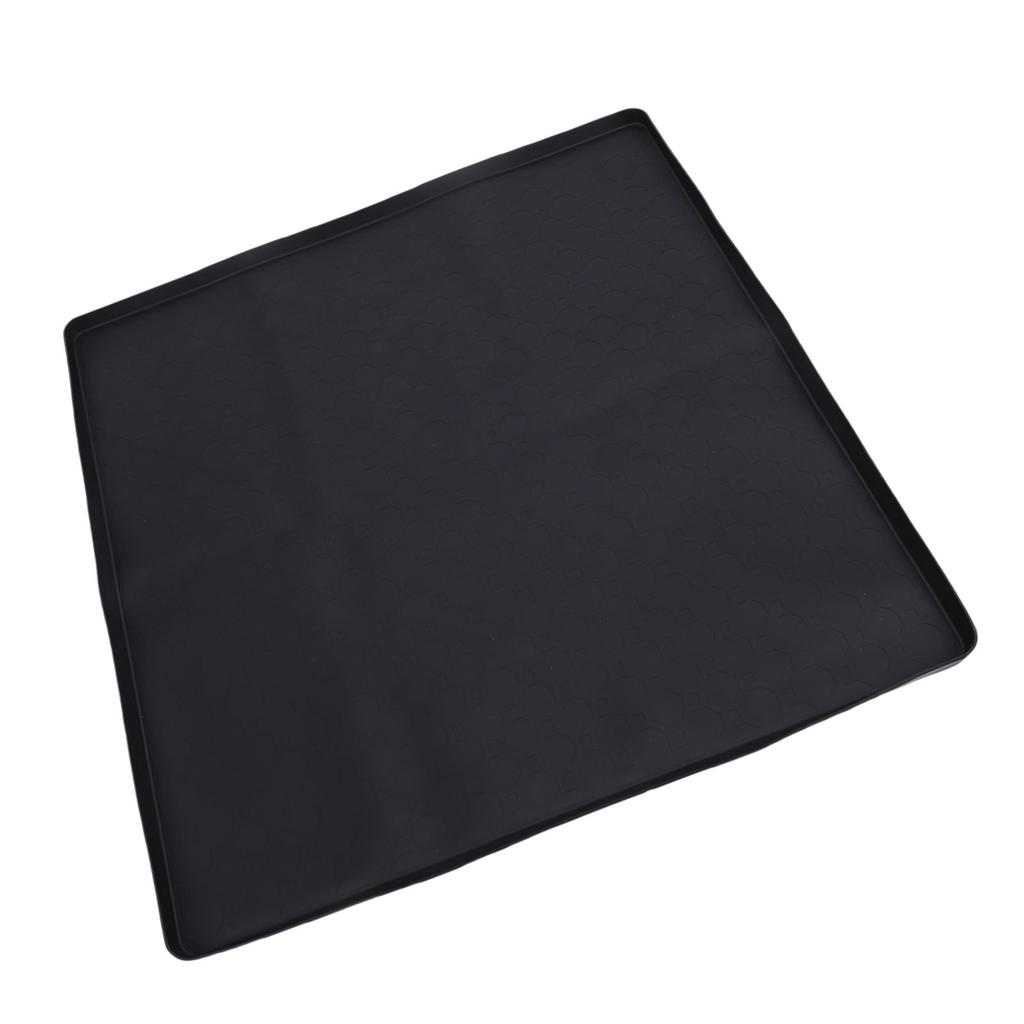 Antislip siliconen lekbak voor koelkast met opstaande rand, geschikt voor wasmachines, voerbakken voor huisdieren en vaatwassers.