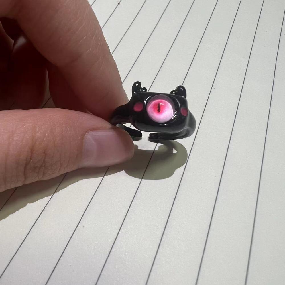 Süßer Monster Ring Diamant Dopamin Ring