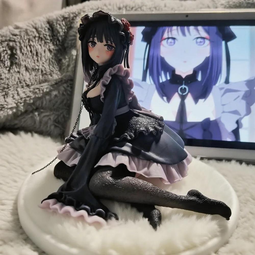 2 Kinds My Dress-Up Darling Anime Figure Black Maid Outfit Kitagawa Marin Action Figure Shizuku Kuroe Figurine Collection Model