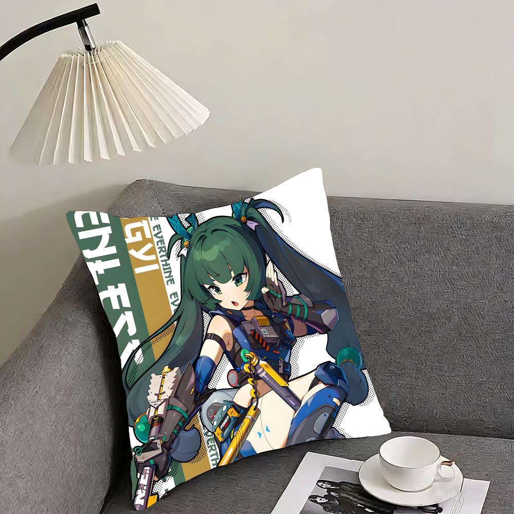 

QQingyi ZenlessS Zone Zero Game Cushion Cover Pillowcase Ultra Soft Skin Friendly Fabric Cloud Like Comfort Concealed Zipper 30x30cm