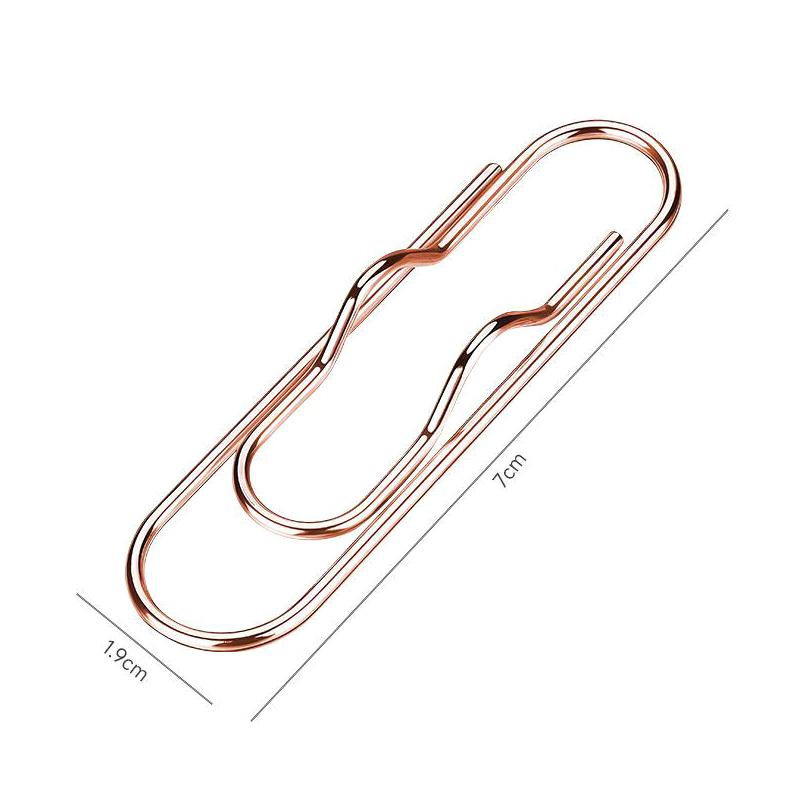 Multi-Purpose Papirklips Papir Fix Clips Penn Holder Clips Notebook Penn Holder Boknål for Notebook Journal Dokumentklemmer