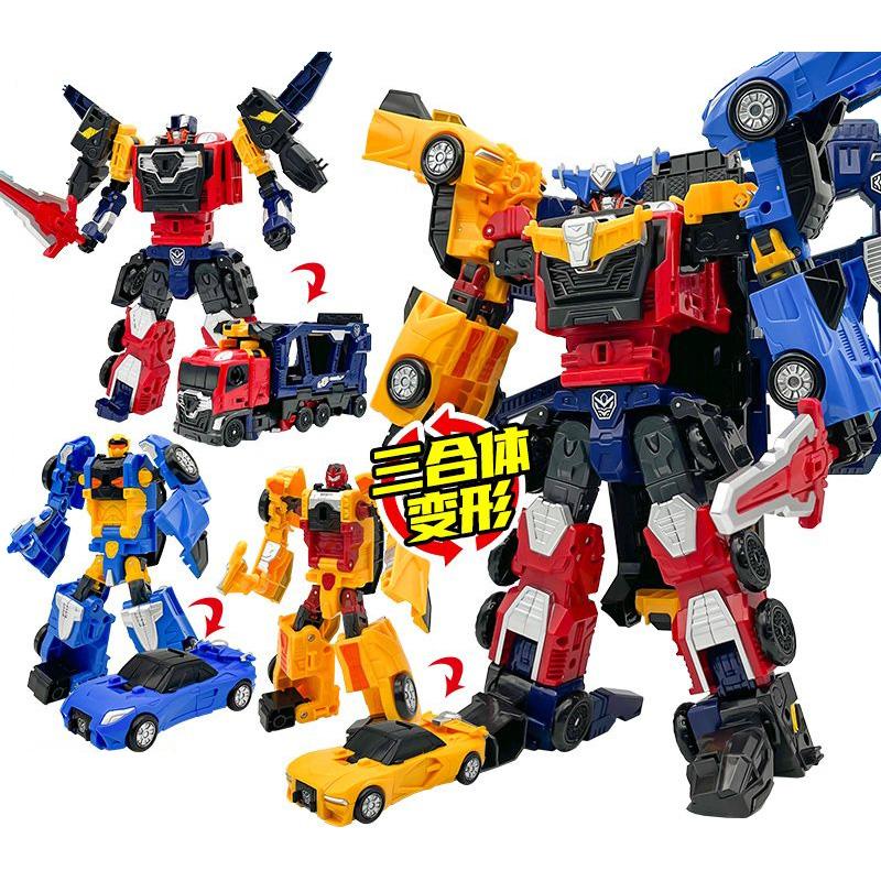 3-in-1 Hello Carbot Giant Loader Transforming Action Figure Deformation Robot Car Toy