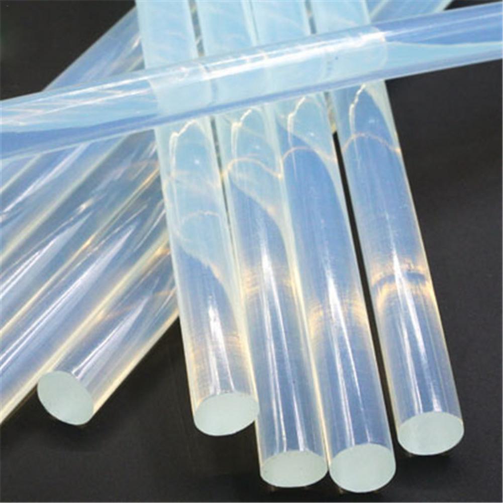 10pcs Hot Melt Glue Stick DIY Super Stick Glue Brute Force Translucence White 7x100mm High Viscosity Glue Glue Stick Repair Tool