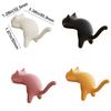 4Pcs Decorative Cat Table Hook Cute Travel Bag Holder Portable Desk Side Hooks  for Home
