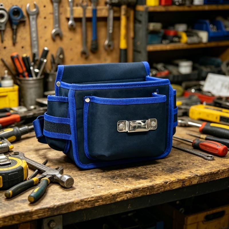 Multifunctional Electrician Tool Bag Waist Belt Storage Holder Screwdriver Organization Garden Tool Waist Bag M4YD