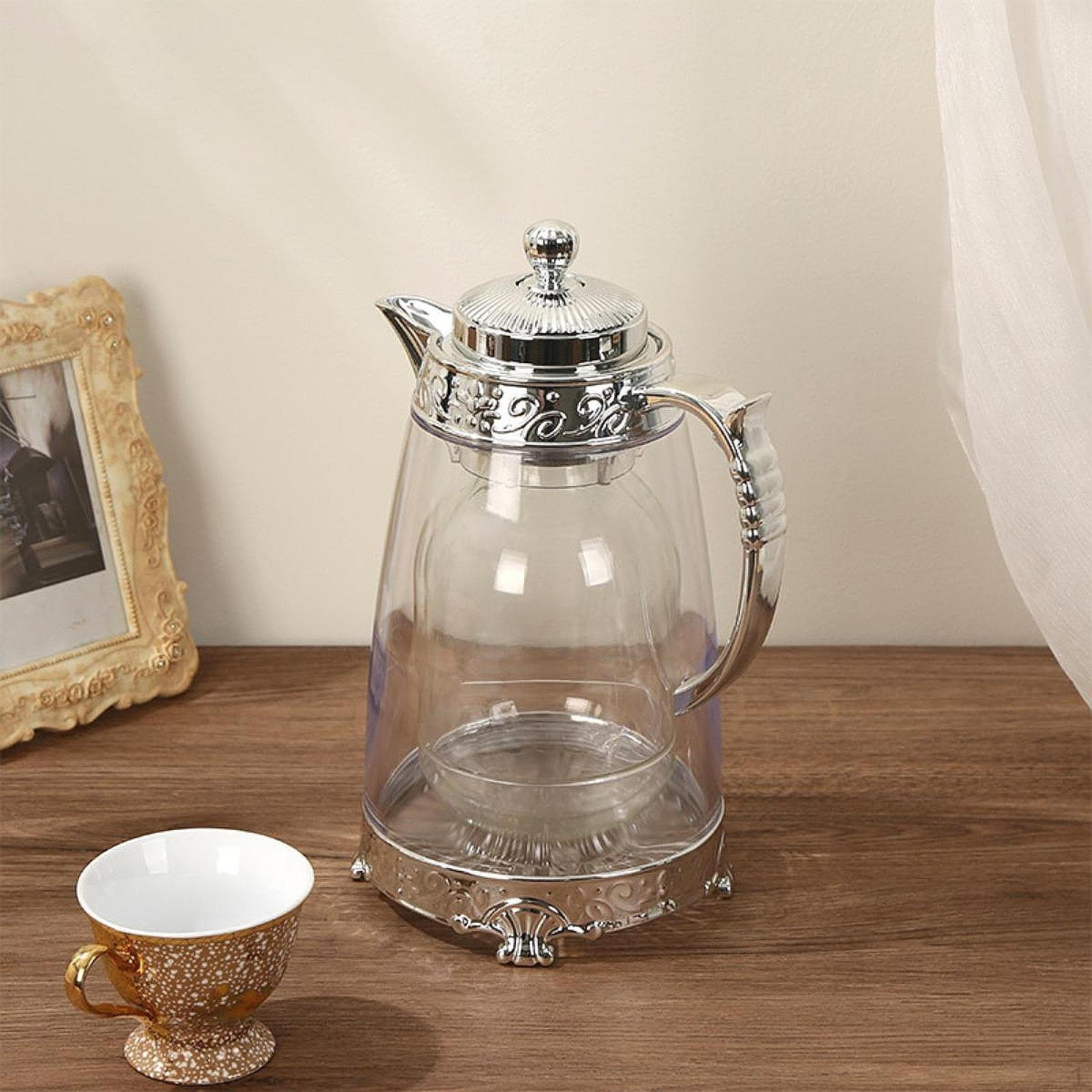 

Стеклянный кувшин, арабский графин, кувшин для воды 1 л с носиком, кувшин для холодного чая для напитков Argent