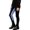 Kids Girls Horse Riding Pants Equestrian Breeches Elastic Waistband Leggings with Side Pockets for Training and Competition
