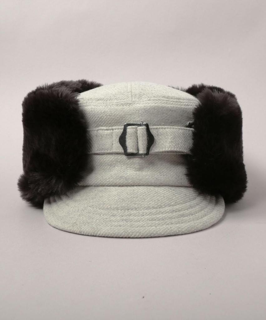[Kashira] WINTER FUR CAP