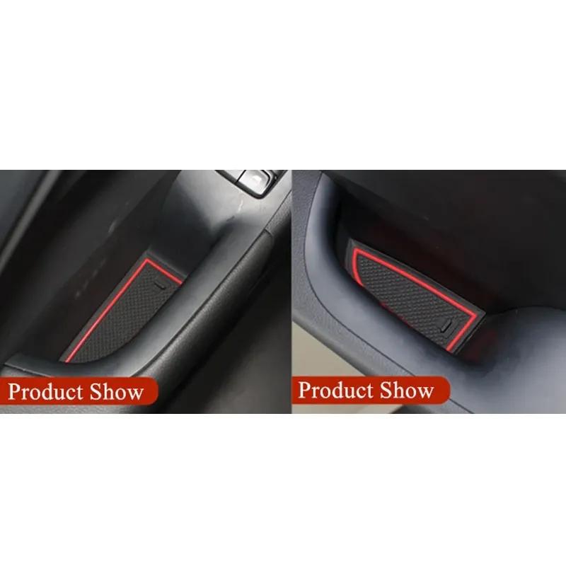 For Hyundai 09-15 IX35 Accessories Anti-Slip Rubber Gate Slot Cup Mat 16PCS