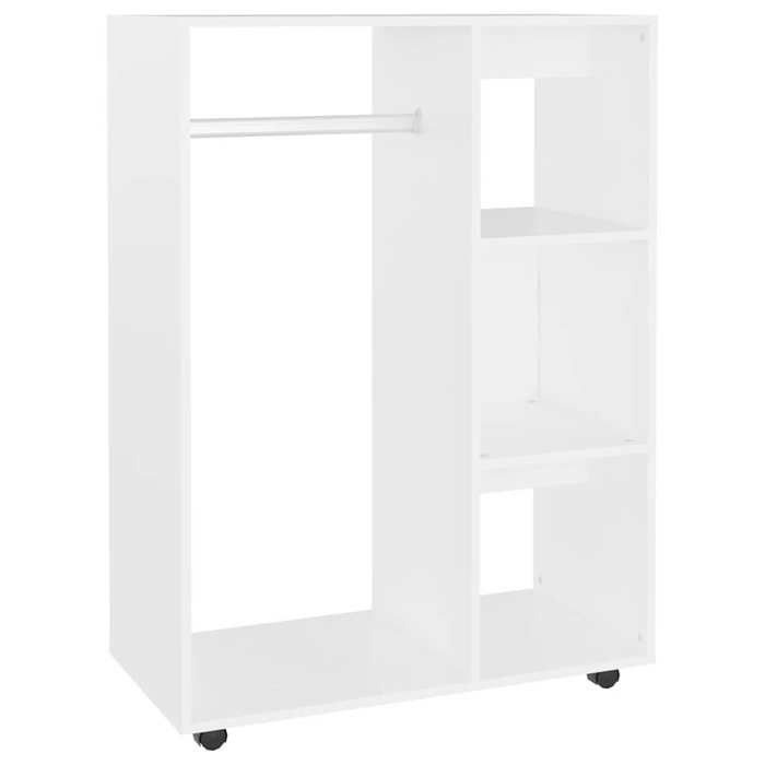 VidaXL Wardrobe White 80x40x110 Cm Chipboard