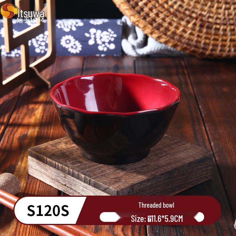 WUHE A5 Melamine Threaded Soup Bowl