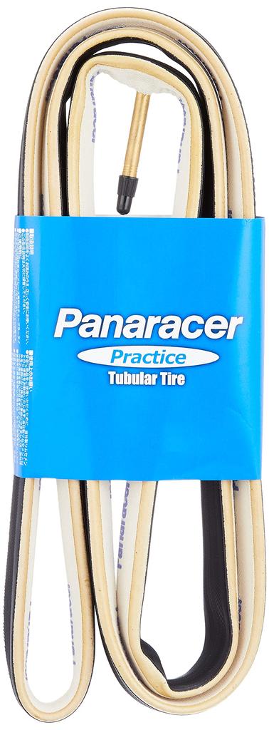 Panaracer Practice Tubular Tire [700 X 22.5] LP-27PT-P-B-RV42 Black/Skin Side (Road Bike/Road Racing)