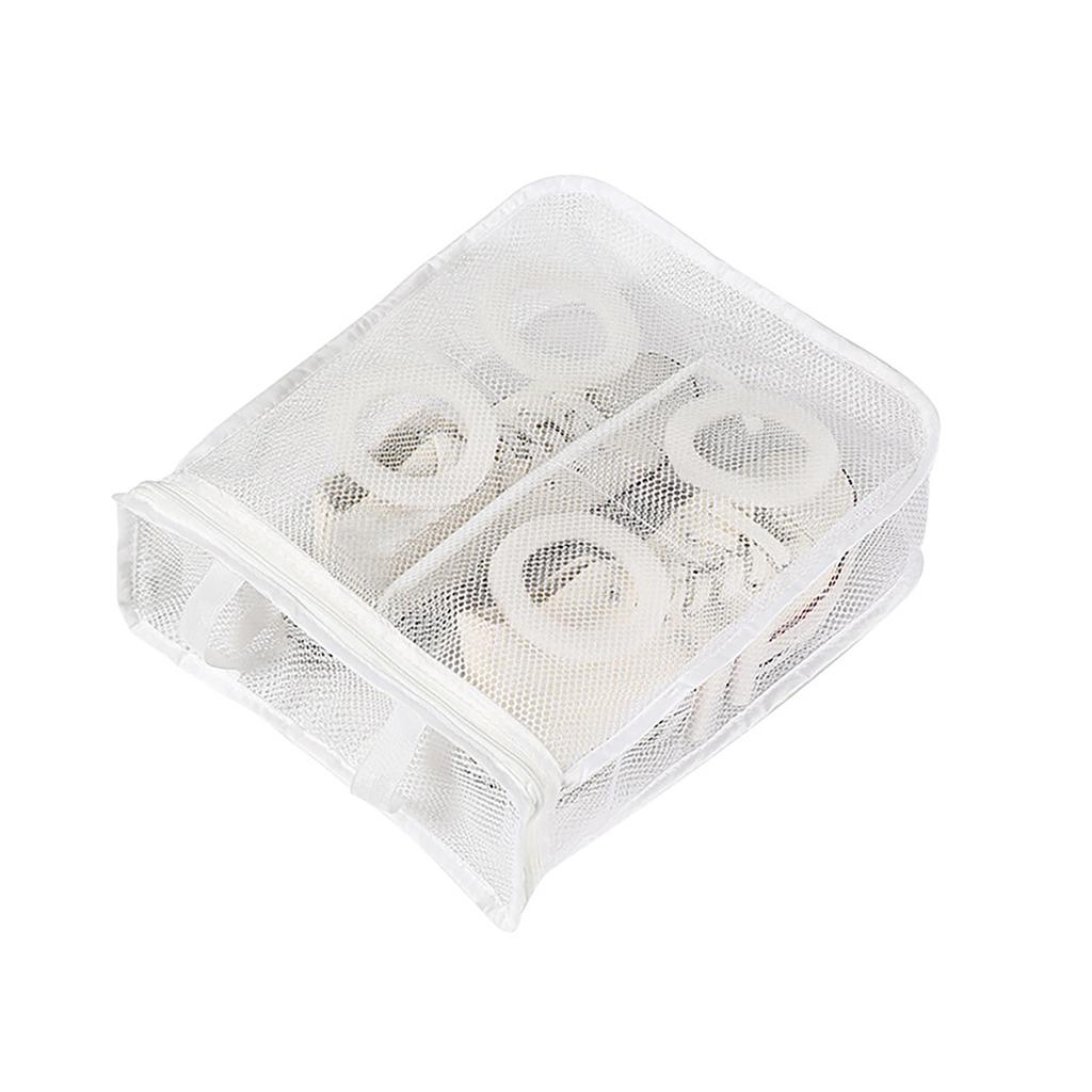 Sturdy Sneaker Laundry Bag Accessory for Men Size Up to 13 Breathable Mesh Materials with Strong Zippers Closure