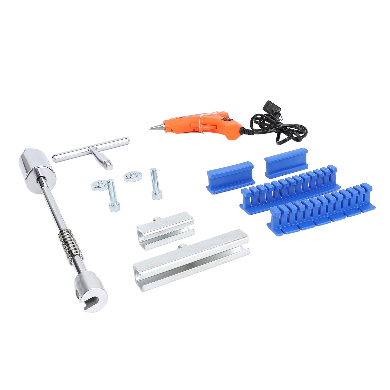 

Набор для удаления вмятин с клеевой машиной, беспокрасочный набор для ремонта вмятин на кузове автомобиля, мотоцикла