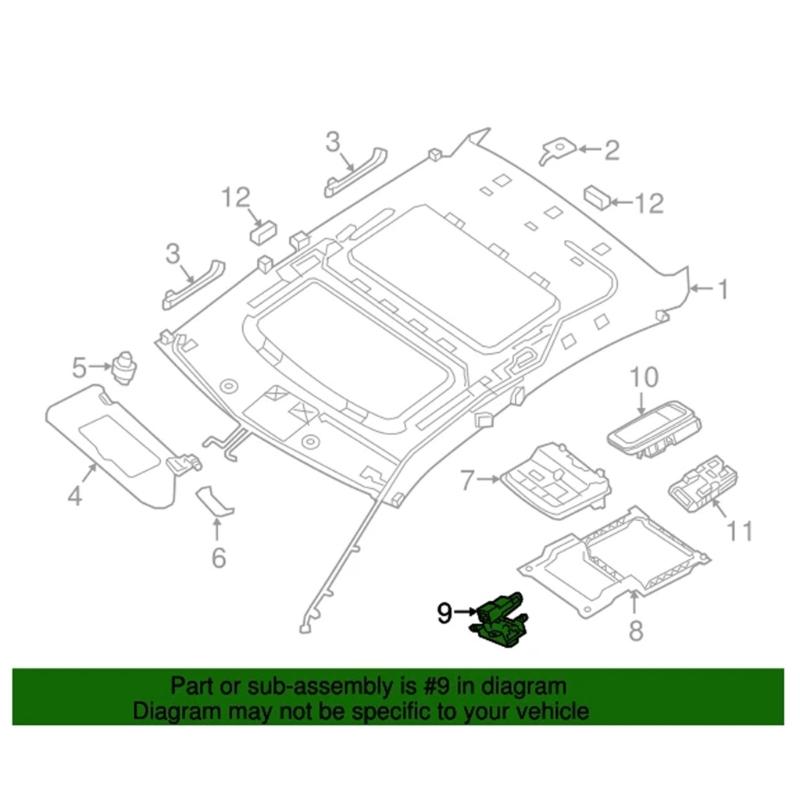 Intelligent Control Sunroof Switches for L33Z A36Z Z52Z T32Z Models Enhancing Operation Response 254503TA0B 25450-3TA0B