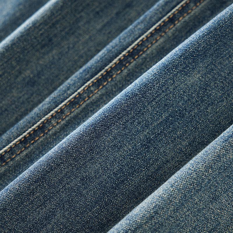 Women's Retro Wide-Leg Spring Jeans - High-Waisted, Slimming, and Straight-Leg Style for a Chic Look