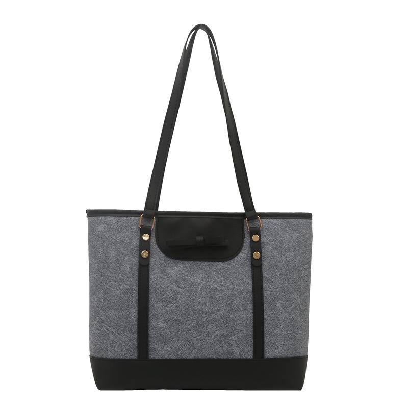 

Fashion commuter largecapacity bag women s spring new foreignstyle shoulder bag college student portable tote bag