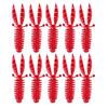 10Pcs Fishing Artificial Lures Soft Baits Realistic Looking Bright Colors Outdoor Fishing Swimbaits Bionic Lures