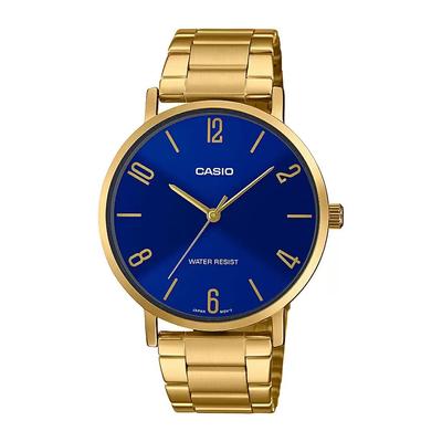 Analog Men's Watch with Gold, Gold Analog Men's Watch, Casio