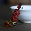 Hangzhou Vermilion God of Wealth Anti-Lost Phone Keychain with Pixiu Pendant