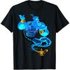 Disney Aladdin Genie Portrait Agrabah Fill T-Shirt Small