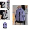 Trendy Unisex Large Capacity Backpack For Students With Stylish Nylon Fabric And Comfortable Supportive Design
