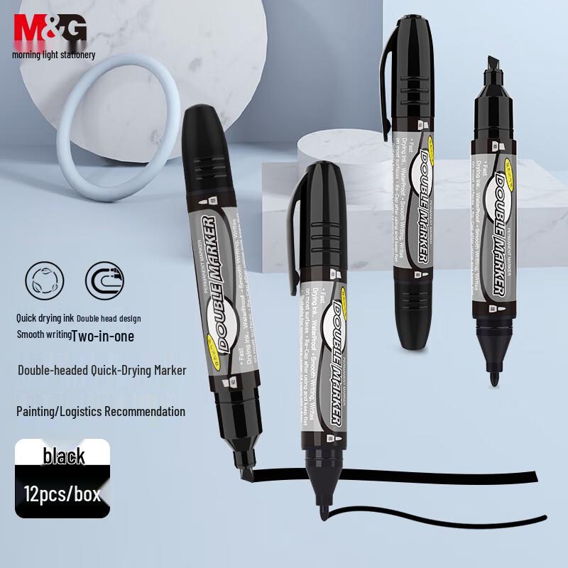 M&G Double-Tip Large Capacity Permanent Markers