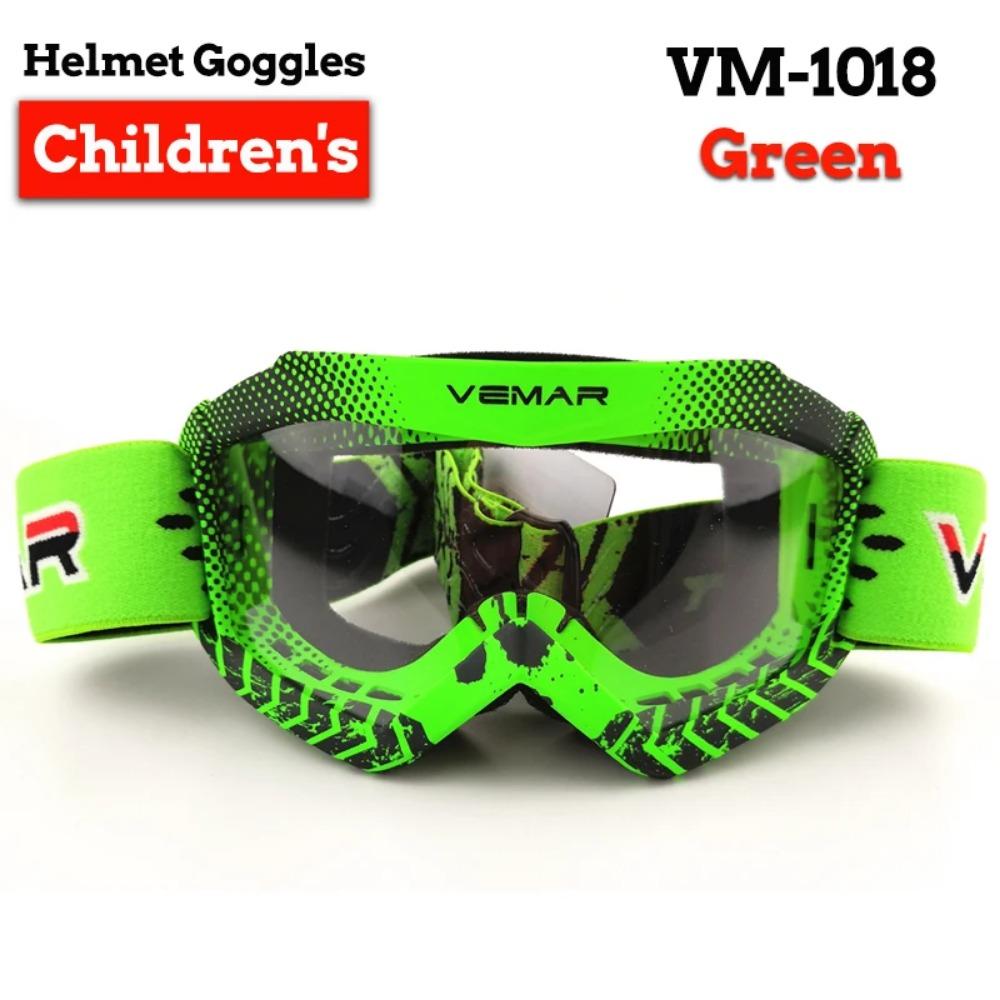 Vemar Offroad Motorradbrille Kinder Winddicht Motorradbrille Staubdicht Motocross Rennen MX MTB HD Moto Brille Kinder