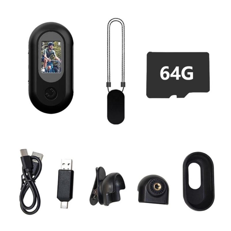 1080P Portable Mini Digital Camera Lightweight Video Recorder 1080P Resolution Wearable Camera for Student Traveler