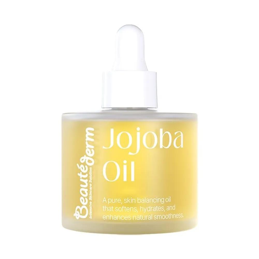 BEAUTEDERM Jojoba Oil 50ml USDA Organic Shine Moisturizing Face Oil