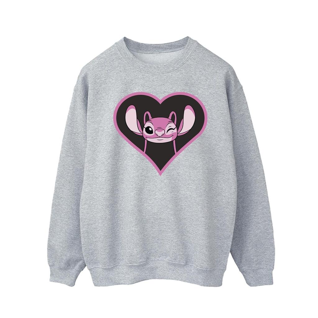 Lilo & Stitch Mens Angel Heart Sweatshirt