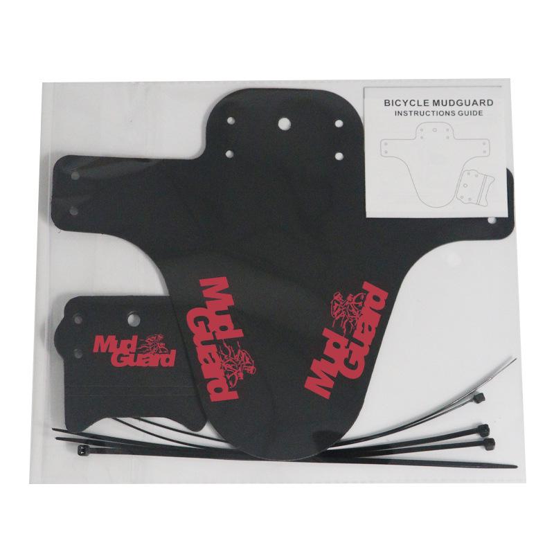 MTB Bike Bicycle Fenders Cycling Mudguard Front/rear Tire Wheel Universal Mudguard Bike Wings Mud Guard With 4 Fixing Strap