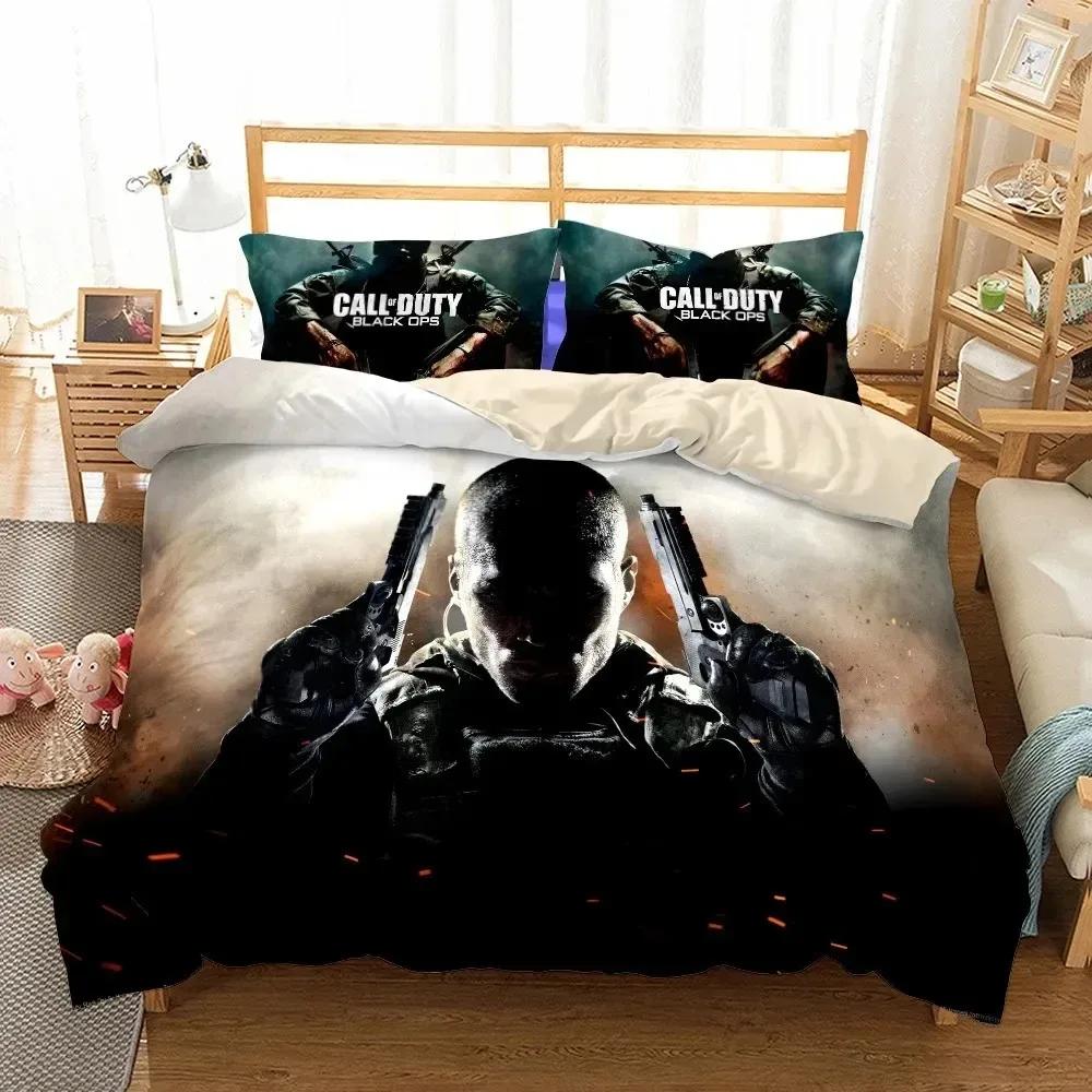 New 3D Print Call-of-duty Bedding Set Single Twin Full Queen King Size Game Shooting Bed Set Adult Kid Bedroom Duvet Cover Sets