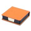 Sticky Note Box With Notepads Pu Leather Memo Pad Dispenser Desktop Supplies For Students Office Worker