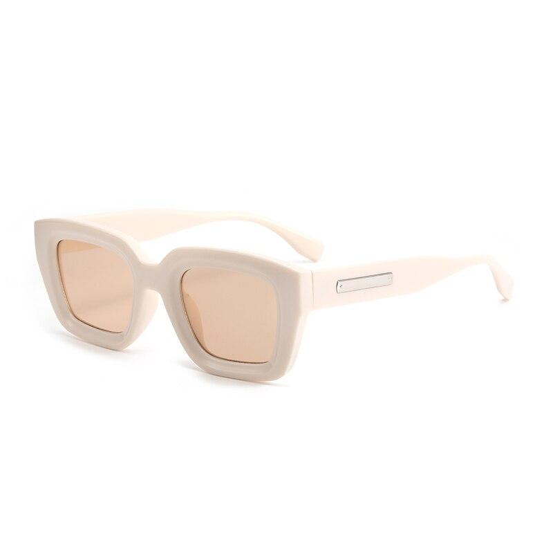 New Retro Square Europe And America Der Men and Women Fashion Ins Wear Sunglasses