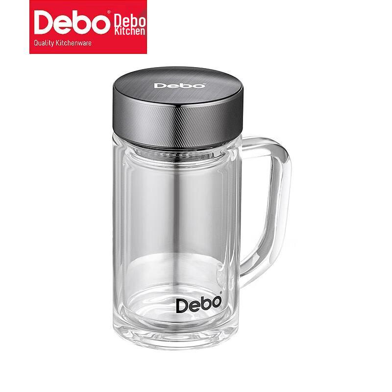 Deboer Hannibal Double-Layer Glass Tea Infuser Cup