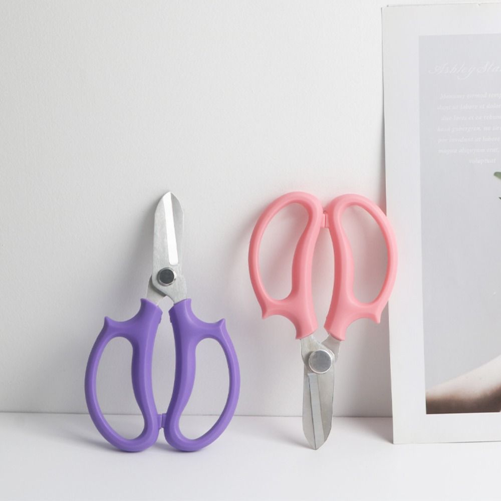 Pink Pruning Tools Blue Floral Scissors Hand Cutter Garden Pruning Shears  Picking Weed