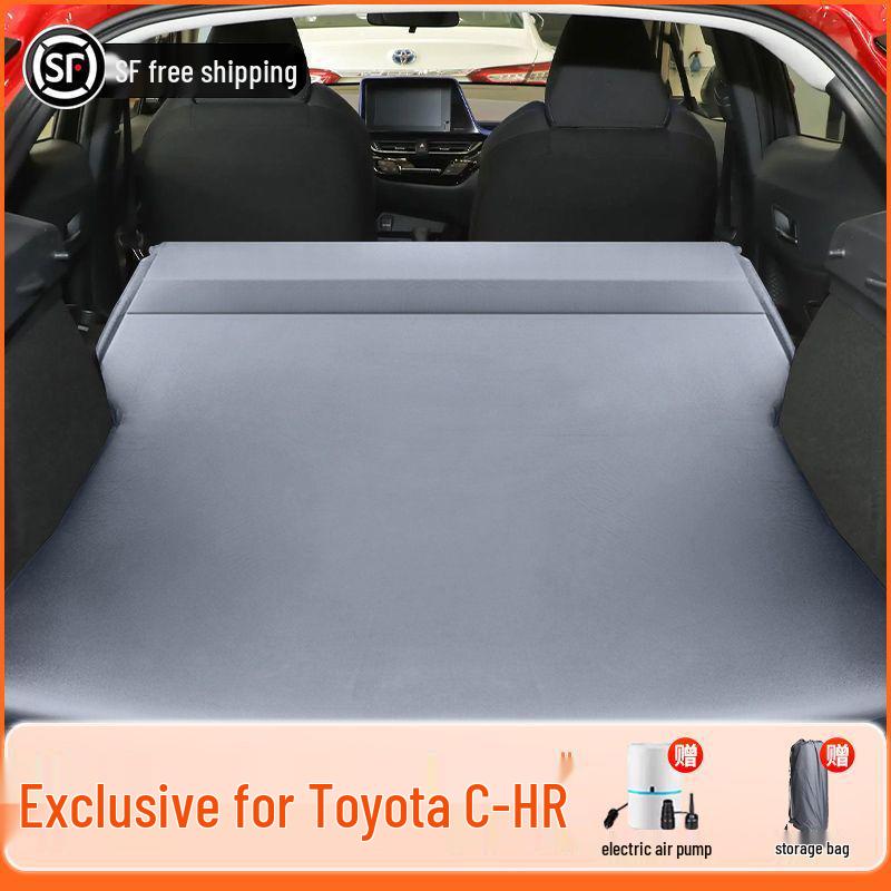 Toyota CHR Inflatable Trunk Mattress – Rear Seat Car Bed for Travel & Self-Driving.