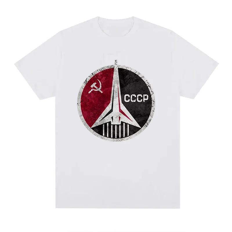 CCCP Russian T-Shirt Men Women Plus Size Fashion Oversized Breathable O-Neck Casual Streetwear Harajuku Summer Unisex Tees