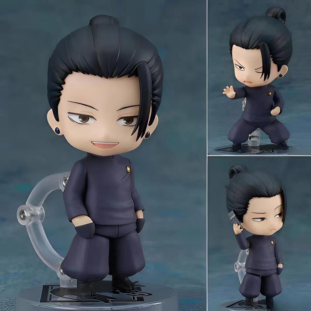 10cm Jujutsu Kaisen Chibi Action Figures Gojo Satoru Ryomen Sukuna Yuji Itadori with Megumi Geto and Yuta Anime PVC Model Toys