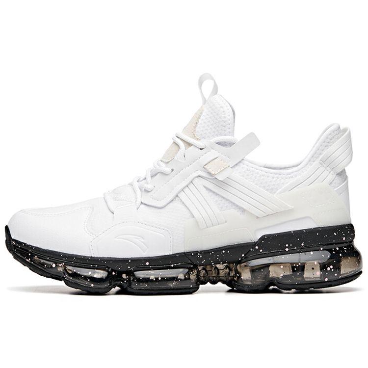 Anta Scarpe da Corsa Basse in Rete con Ammortizzazione ad Aria Completa Sneakers da Uomo Bianco 912035556-12