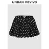 UR Women's Polka Dot Ruffle Pleated Mini Skirt